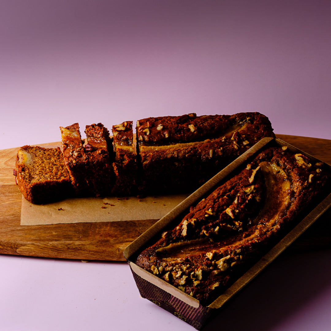 Vegan Cinnamon Coffee Cake Loaf (gluten-free) - rachLmansfield